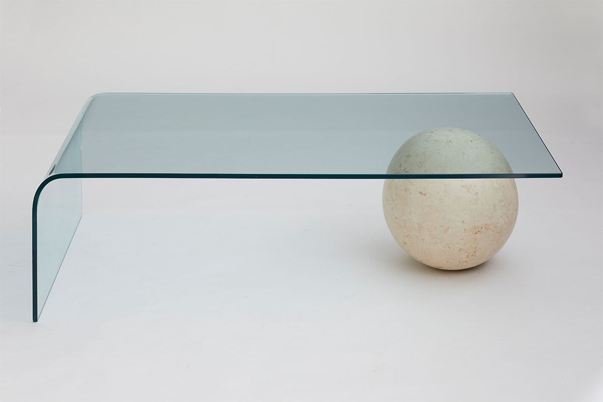 Marble ball shop coffee table