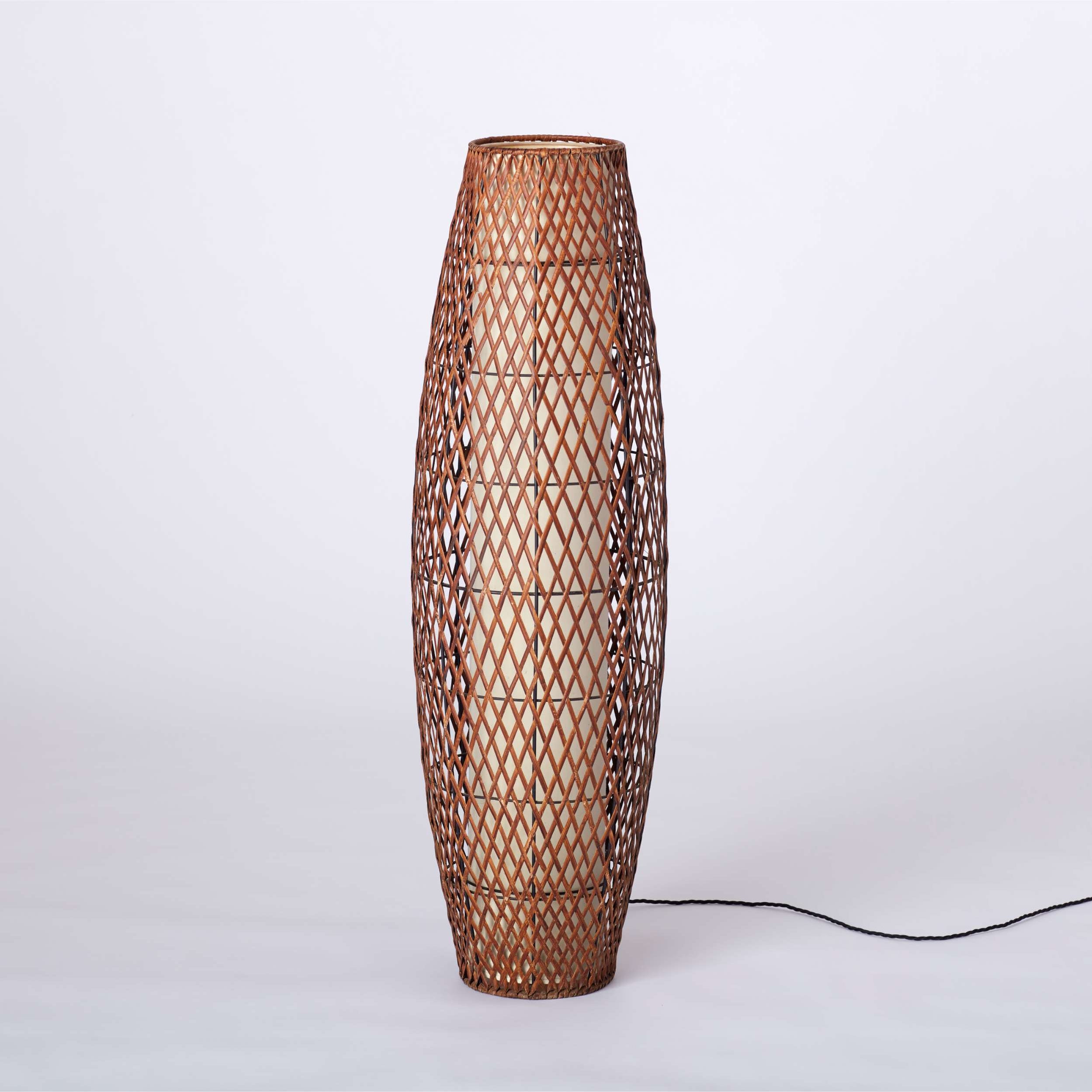 Vintage Natural Lattice Floor Lamp – AU