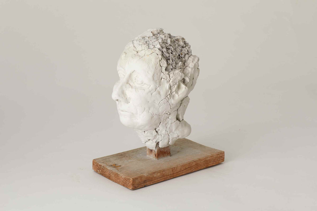 VINTAGE HAND CRAFTED PLASTER HEAD MODEL