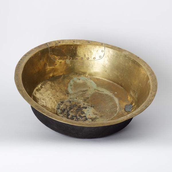 VINTAGE BEATEN BRASS BOWL