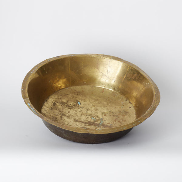 VINTAGE BEATEN BRASS BOWL