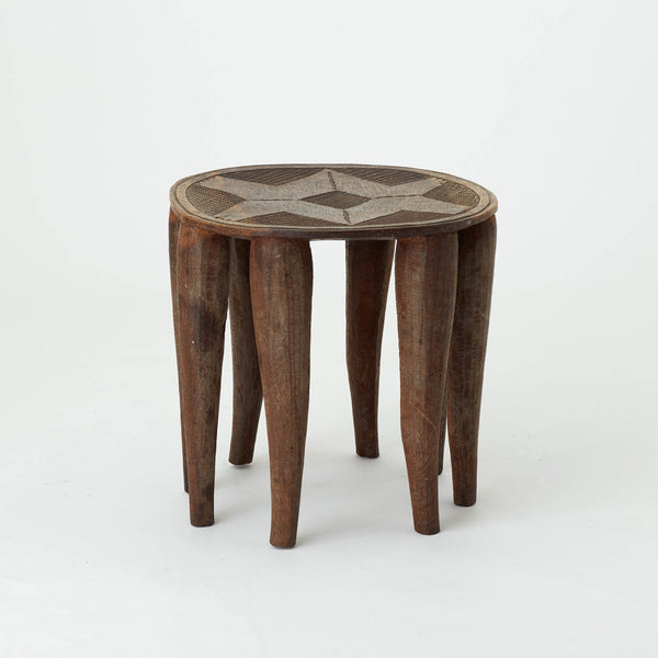 VINTAGE NIGERIAN NUPE STOOL / TABLE