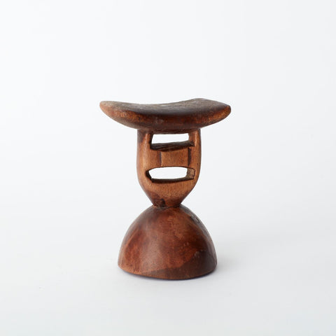 VINTAGE EX TERRENCE PETHICA COLLECTION WOODEN AFRICAN HEADREST