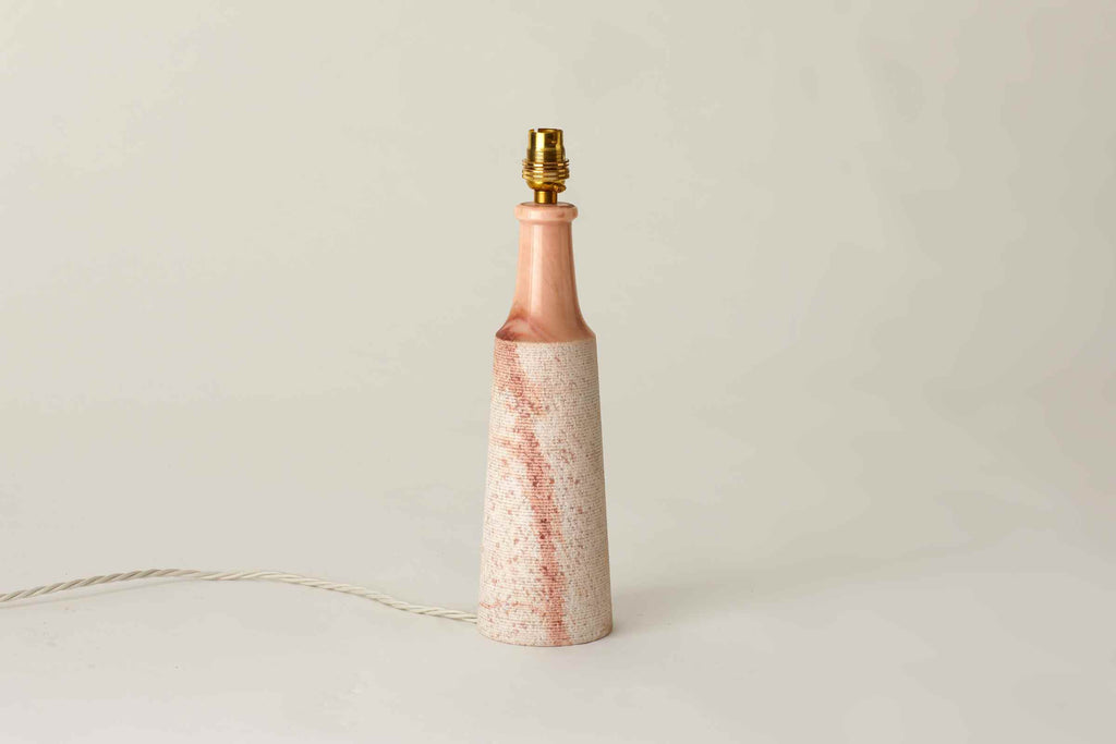 PINK MARBLE TABLE LAMP